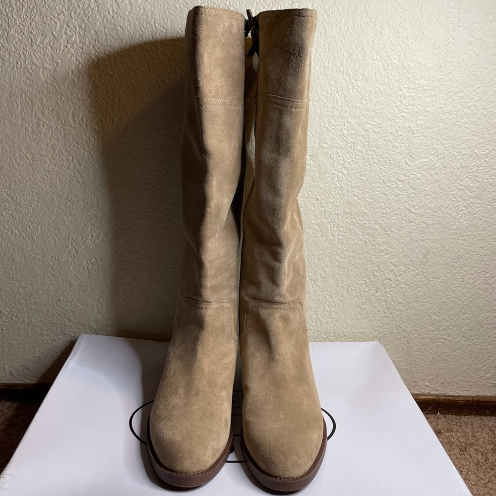 Franco Sarto Tan Suede Boots size 7 NWOT